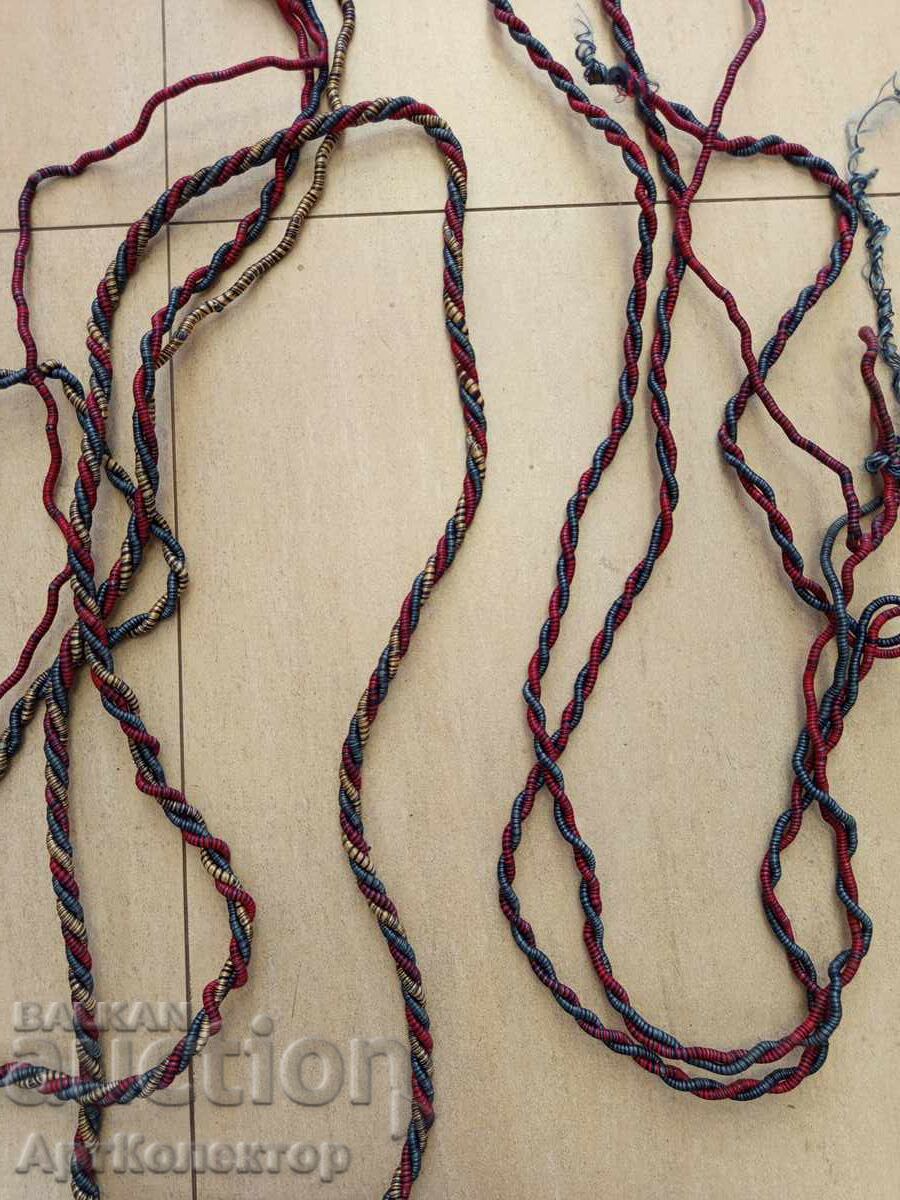 Ζώνες χειροποίητες πλεχτές σχοινιού 2 τεμάχια των 2,5 μέτρων με τιμή 45.00 BGN | € 23.01