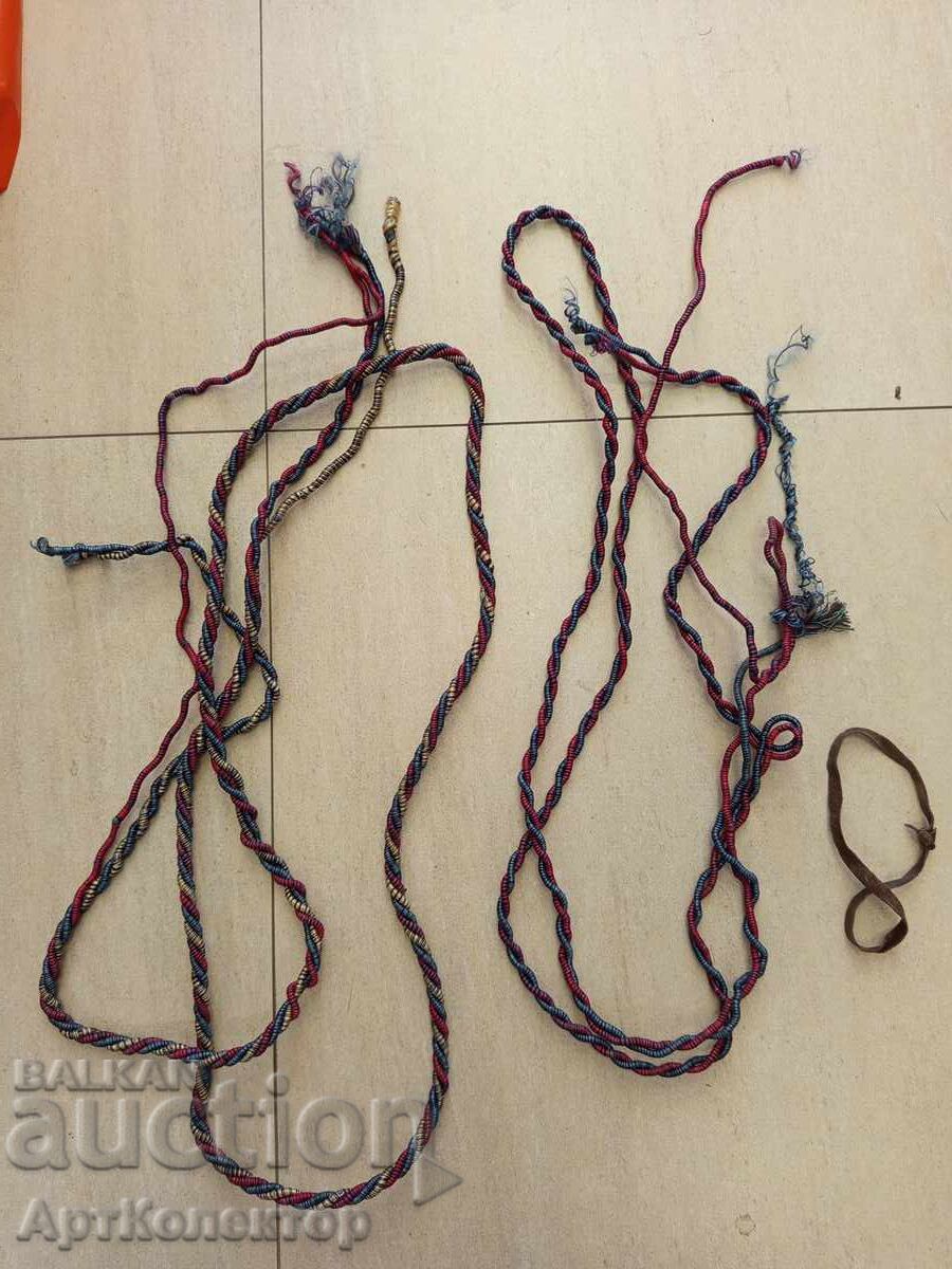 Ζώνες χειροποίητες πλεχτές σχοινιού 2 τεμάχια των 2,5 μέτρων