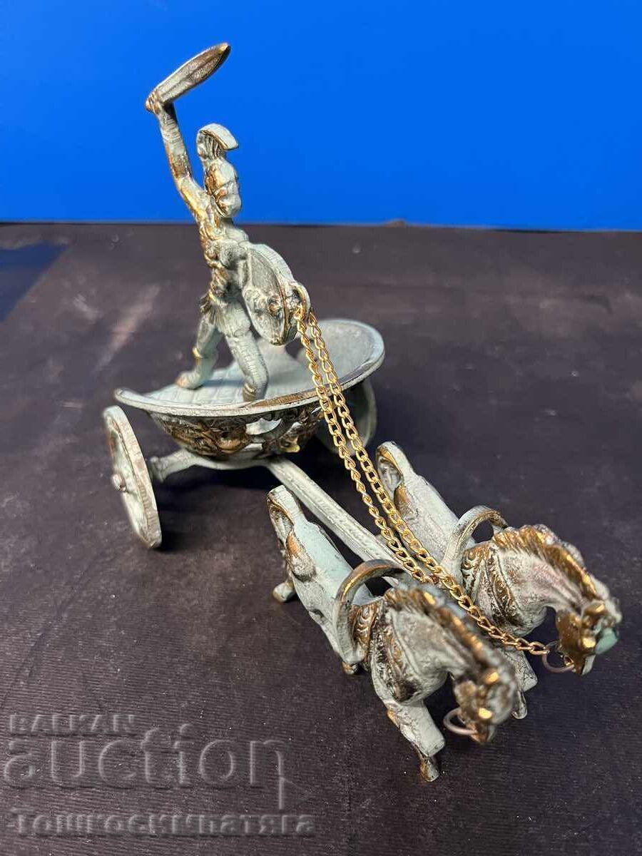 Παράδοση Αχιλλέας σε άρμα - χάλκινο άγαλμα