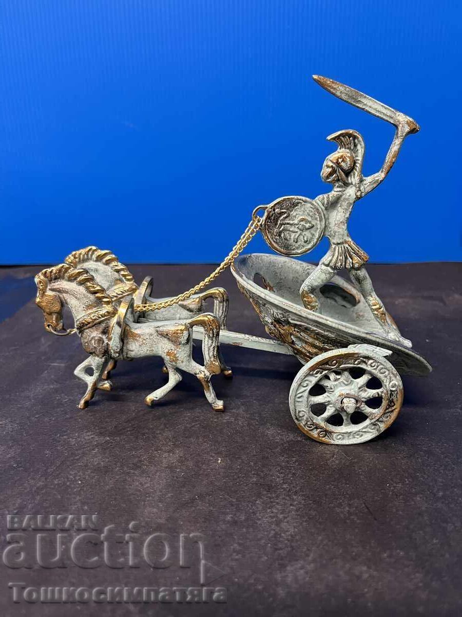 Αχιλλέας σε άρμα - χάλκινο άγαλμα