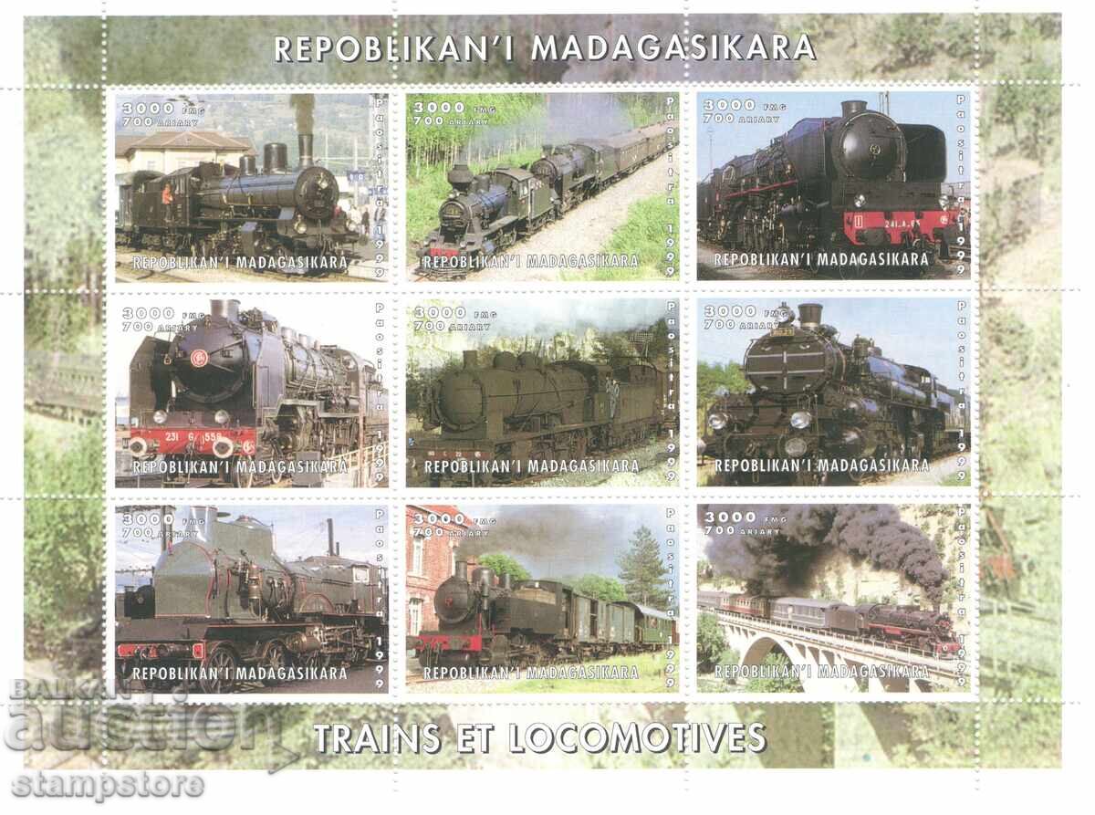 Republic of Madagascar - Small Sheet Trains