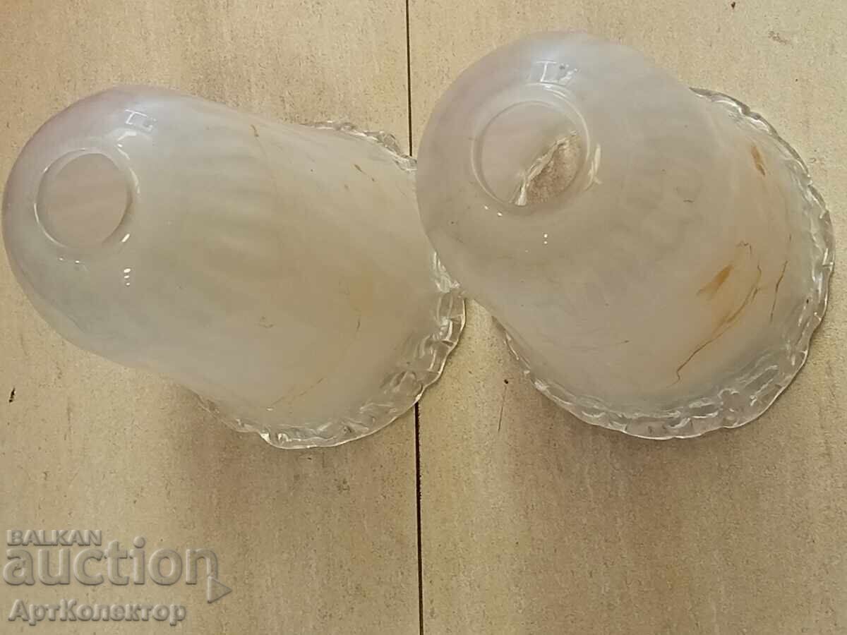 Livrarea Candelabru mare, foarte vechi, sticlă pentru candelabru, 2 bucăți