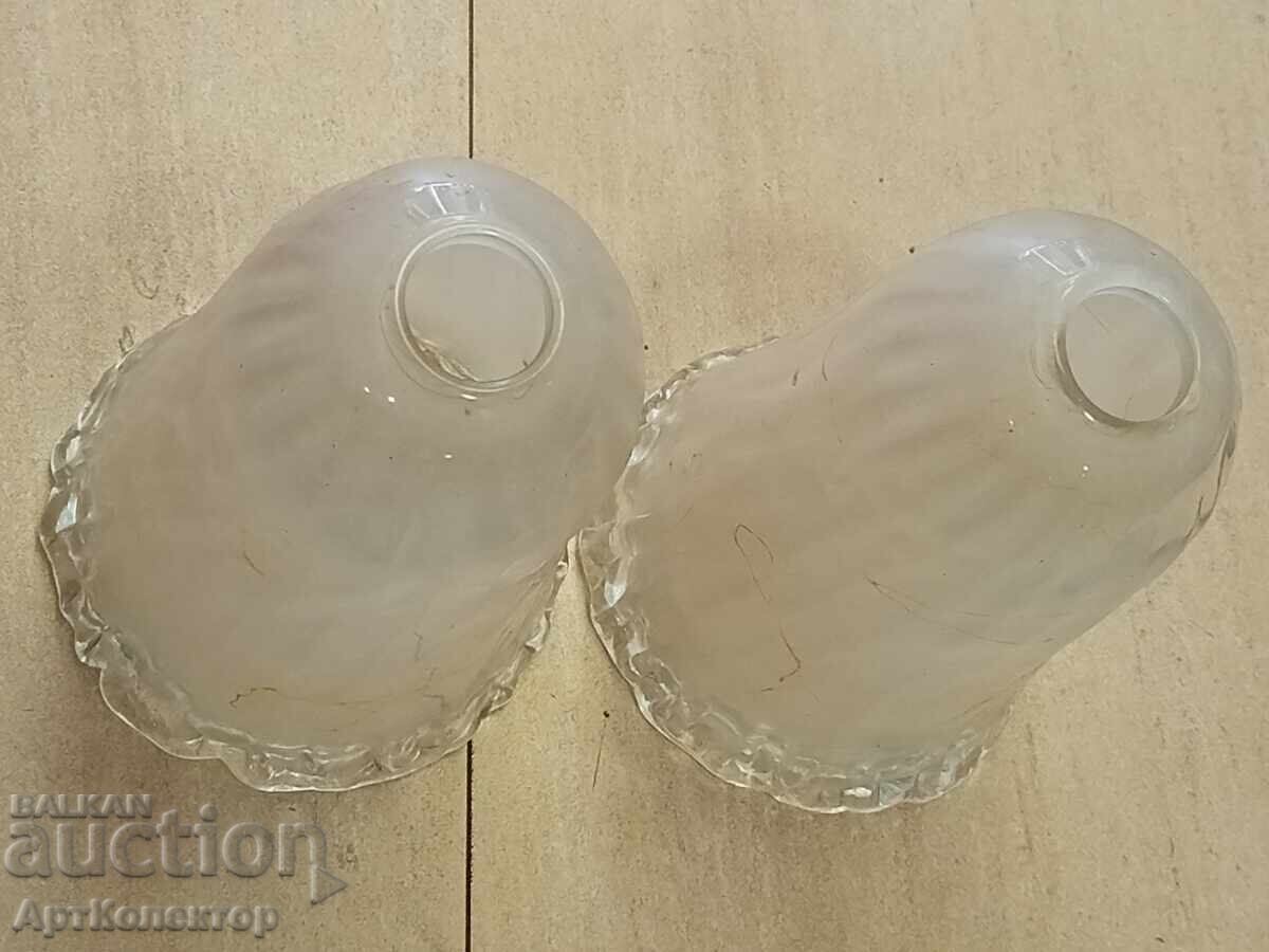 Candelabru mare, foarte vechi, sticlă pentru candelabru, 2 bucăți - 5