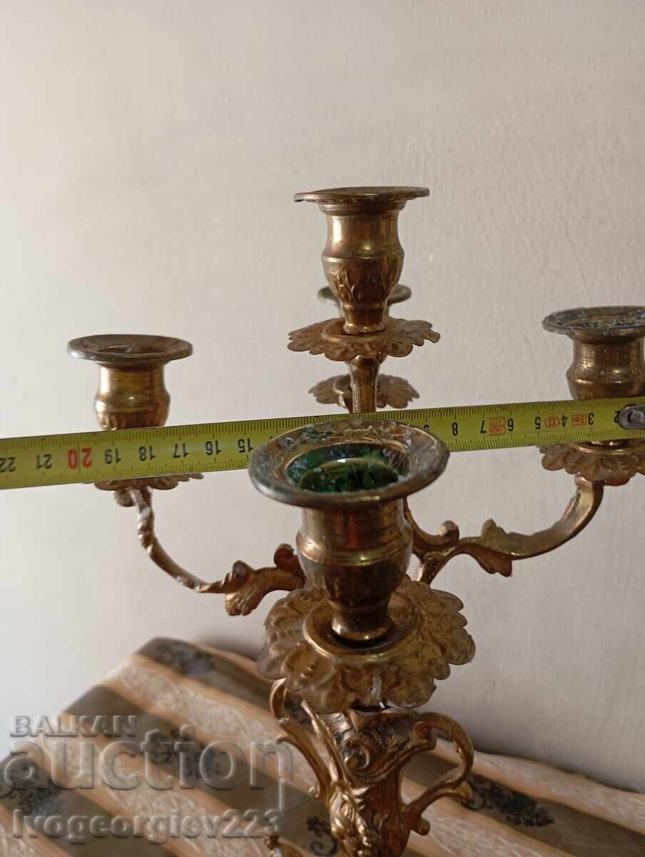 Delivery of Baroque candlestick