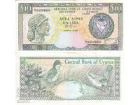 Tino37 - CYPRUS - 10 POUNDS - 1988 - VF+