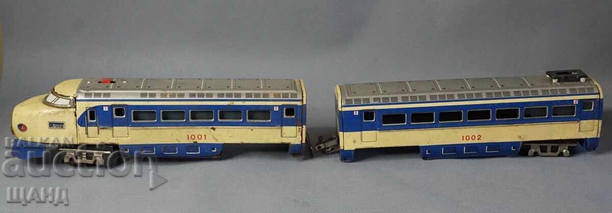 Vechiă Jucărie Metalică Japoneză Rară Model Tren