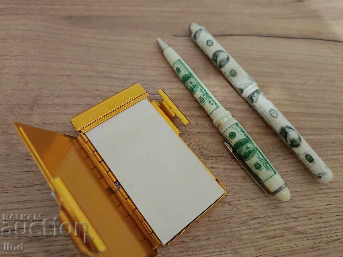 Метален бележник и химикали СССР с цена € 20.45 | 40.00 лв.