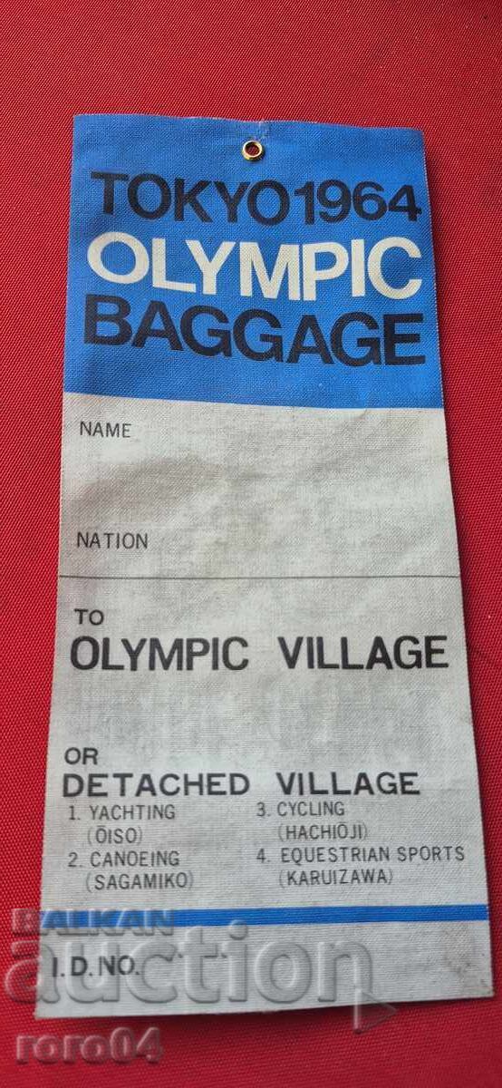 TOKYO 1964 BAGAJ OLIMPIC