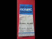 TOKYO 1964 BAGAJ OLIMPIC