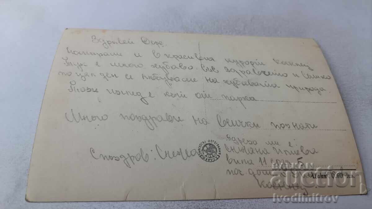 Пощенска картичка Летовище Георги Димитров Водоскока в парка с цена 2.35 лв. | € 1.20