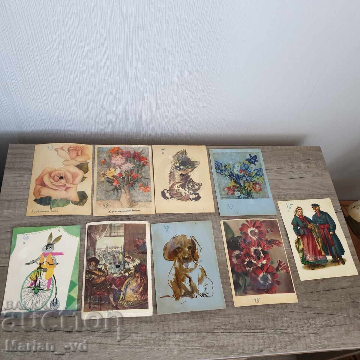 Discuri de gramofon, cartonaș - 9 bucăți Discuri de gramofon, cartonaș - 9 bucăți