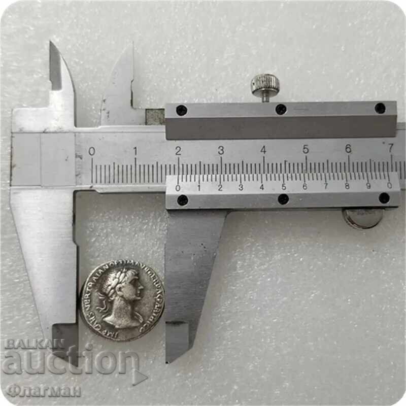 Delivery of Denarius of Emperor Trajan, 98 - 117 AD - REPLICA