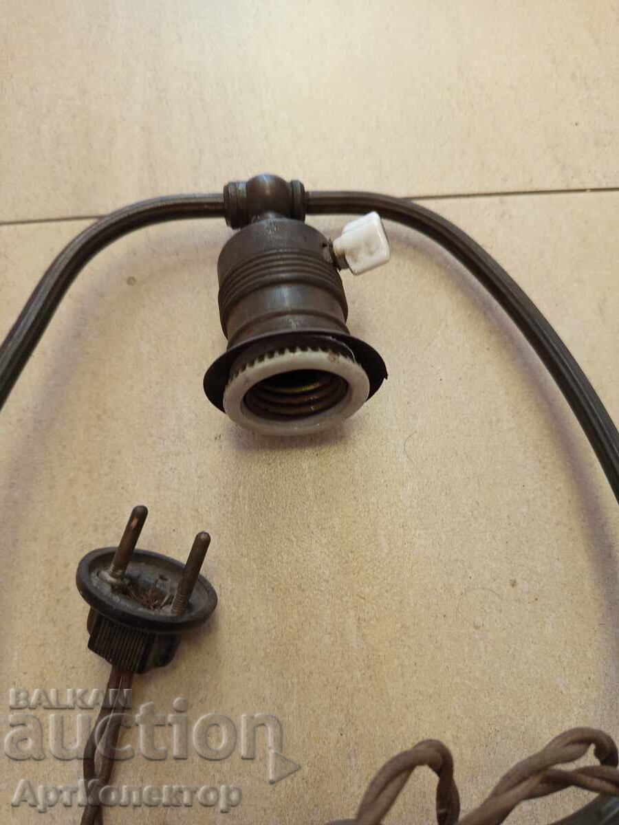 Δημοπρασία Λάμπα από γυαλί, ορείχαλκο και μπρούτζο