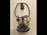 Lampă de sticlă alamă bronz