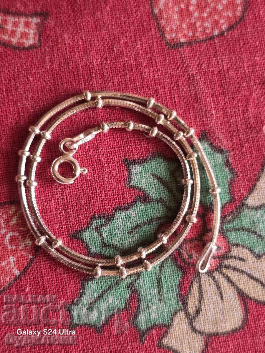 Silver bracelet. 23cm. I'm launching over 100 Auctions. Take a look with price 24.99 BGN | € 12.78