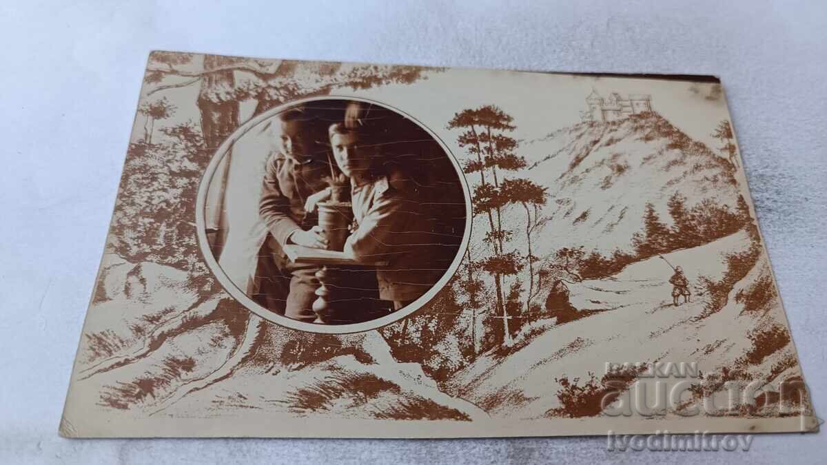 Снимка Двама офицери Снимка Двама офицери