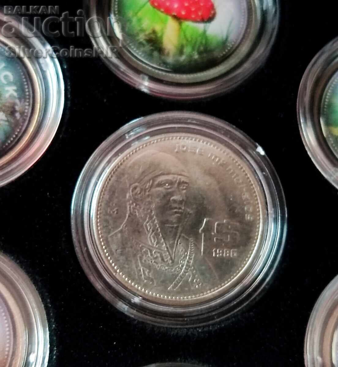 Auction Lucky Symbols Set of 7 Coins with Coloring Auction Lucky Symbols Set of 7 Coins with Coloring