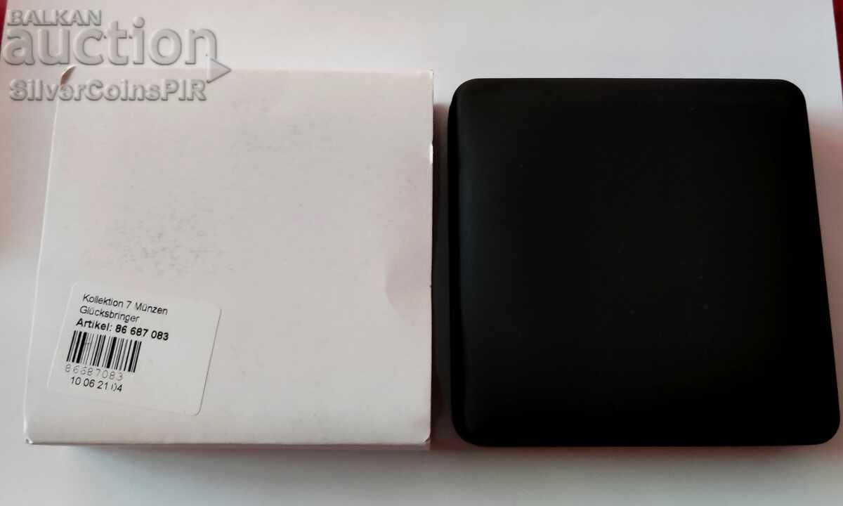 Delivery of Lucky Symbols Set of 7 Coins with Coloring Delivery of Lucky Symbols Set of 7 Coins with Coloring