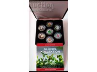 Lucky Symbols Set of 7 Coins with Coloring