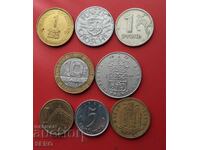 Смесен лот от 8 монети