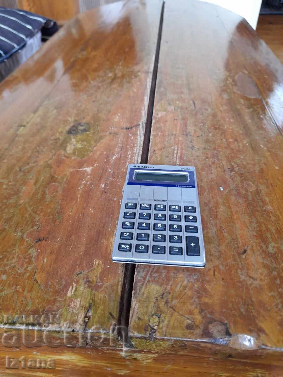 Παλιά αριθμομηχανή Sanyo CX230