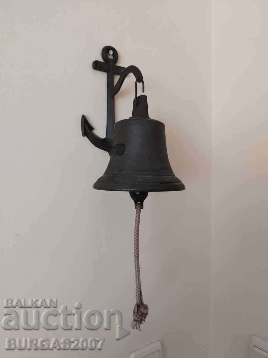 Old bronze wall bell Old bronze wall bell