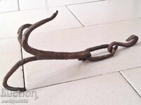 Cârlig forjat vechi, cârlig triplu