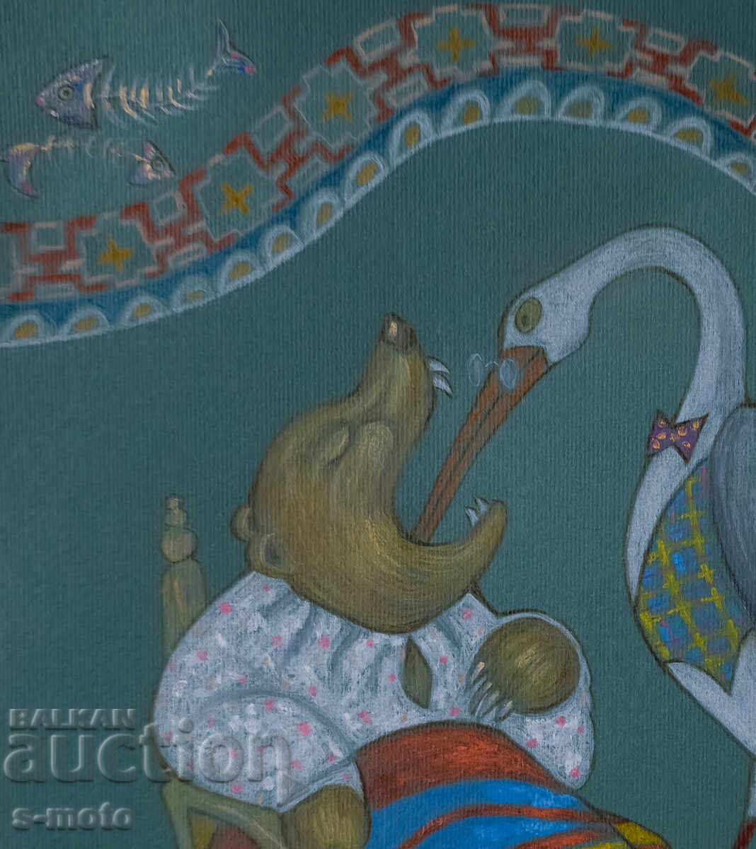 Delivery of Pastel drawing illustration of Bulgarian folk tales
