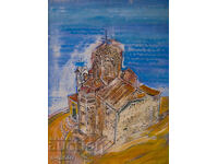 Петър Рашков картина акварел пейзаж