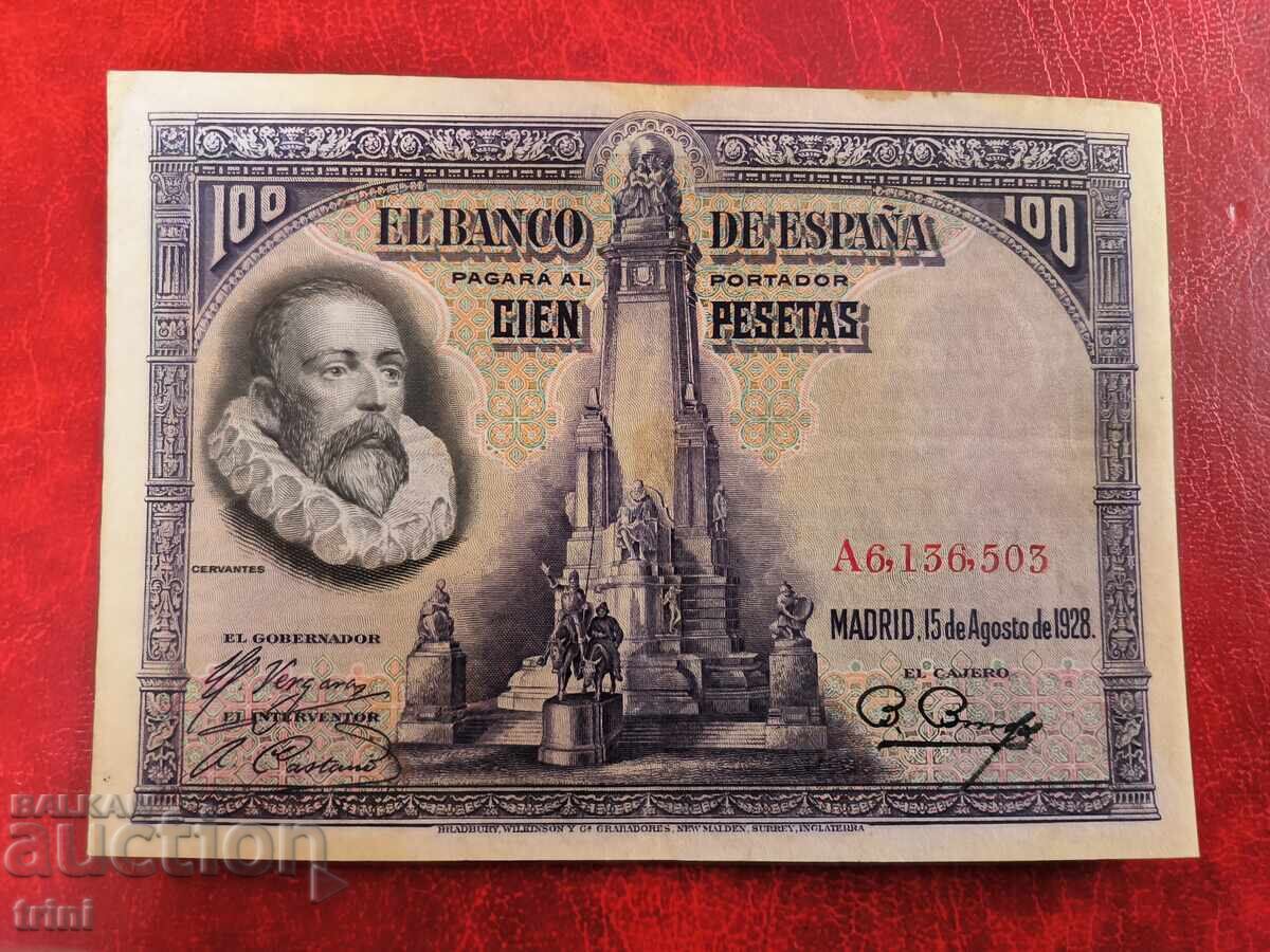 ΙΣΠΑΝΙΑ 100 πεσέτες 1928