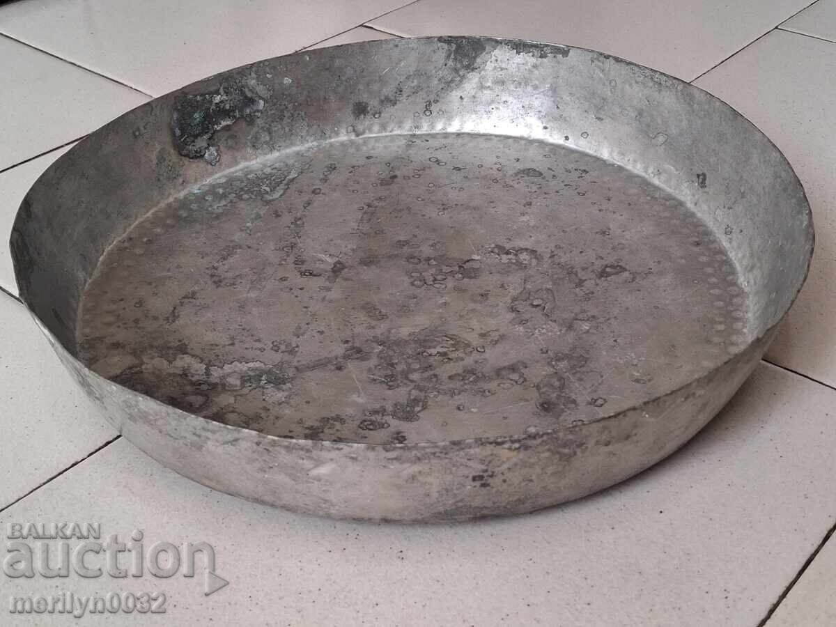 Pie pan, copper, casserole, blue, copper dish with price 72.00 BGN | € 36.81 Pie pan, copper, casserole, blue, copper dish with price 72.00 BGN | € 36.81