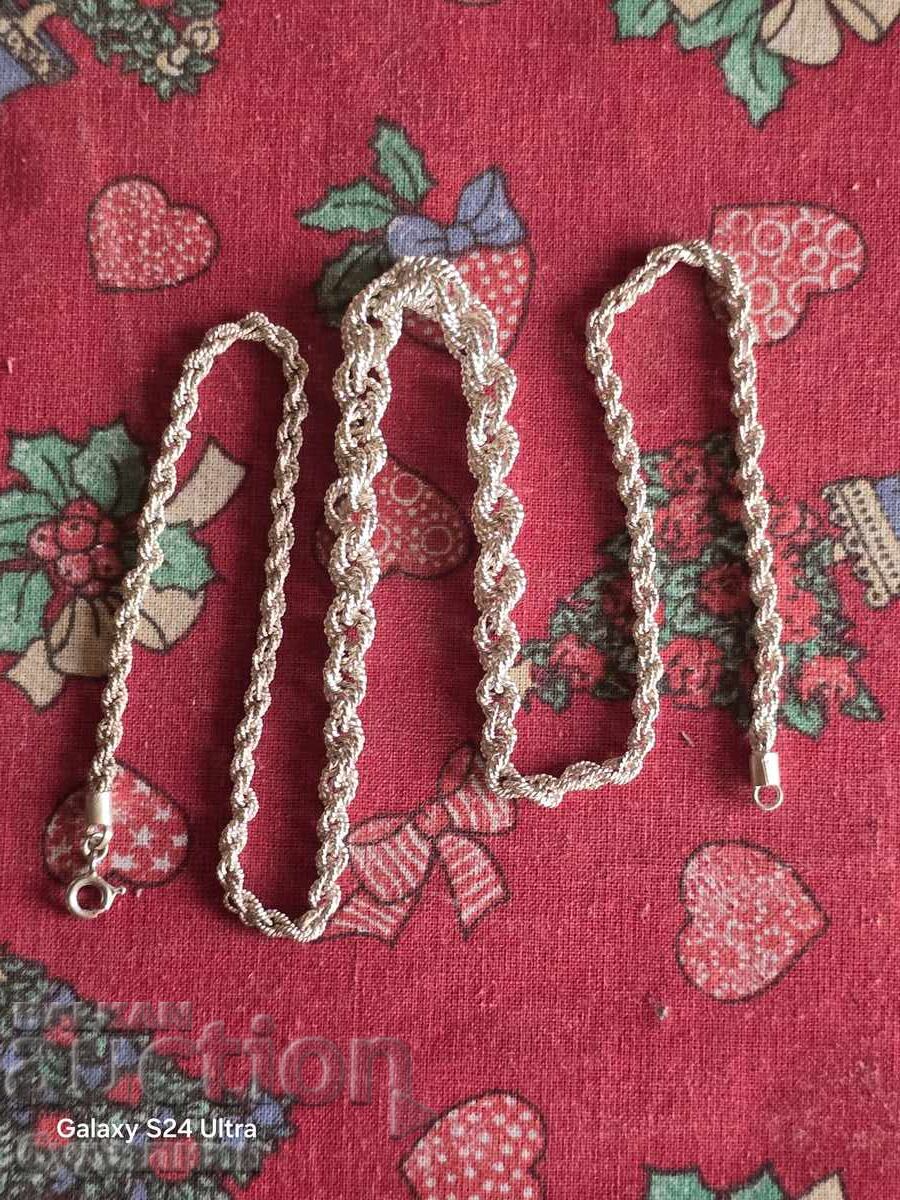 Solid Silver Chain. 49cm. Listing over 100 Auctions. Raz with price 79.99 BGN | € 40.90 Solid Silver Chain. 49cm. Listing over 100 Auctions. Raz with price 79.99 BGN | € 40.90