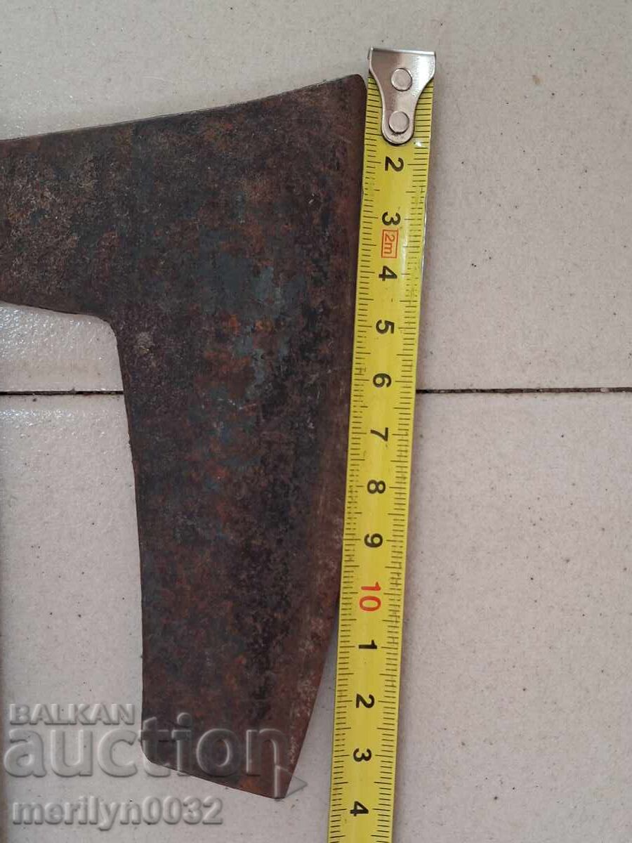 Δημοπρασία Παλιό τσεκούρι, τσεκουράκι, εργαλείο, σφυρήλατο σίδερο, τσεκούρι