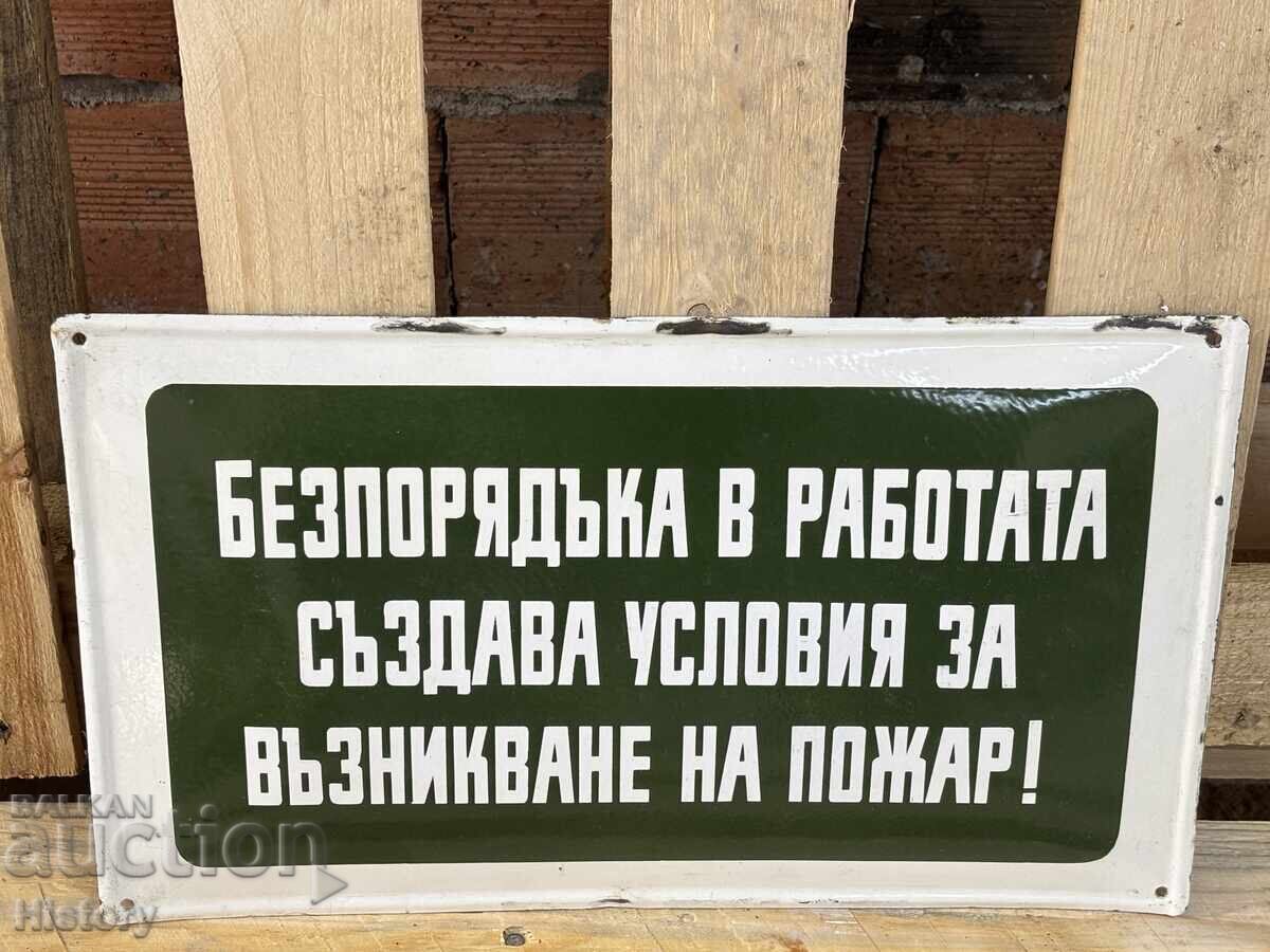 Placa emailata Placa emailata