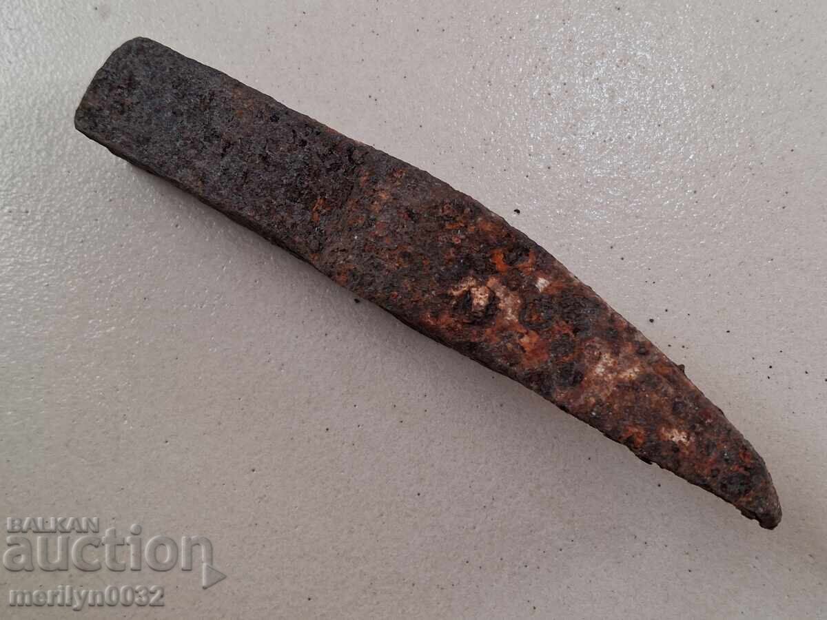 Δημοπρασία Σφυρήλατο σίδερο με λεπίδα εργαλείων σφυριού Βούλγαρου ξυλουργού