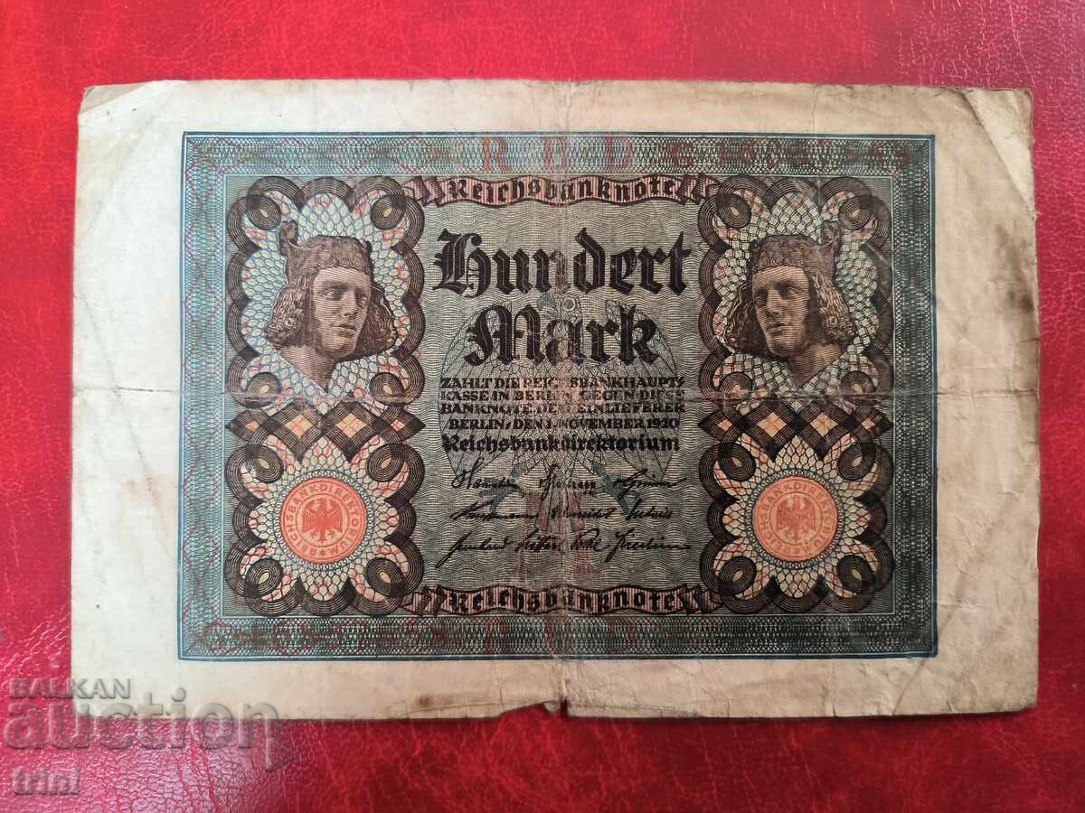100 μάρκα 1920 godina 100 μάρκα 1920 godina