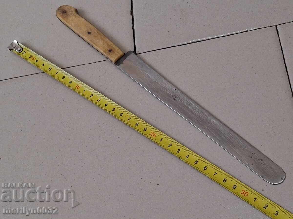 Παράδοση Σταθερό μαχαίρι Αδελφοί Στάντσεβι λαβή από κέρατο ελαφιού