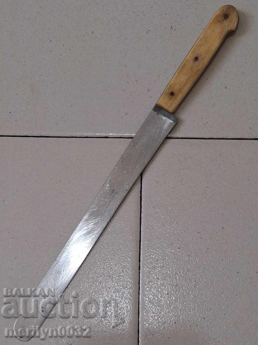 Σταθερό μαχαίρι Αδελφοί Στάντσεβι λαβή από κέρατο ελαφιού