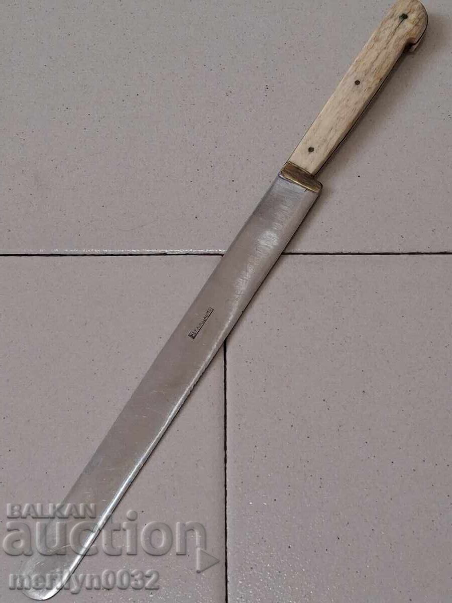 Δημοπρασία Παλαιό μαχαίρι Τσαρstvo Bulgaria λαβή από κέρατο ελαφιού