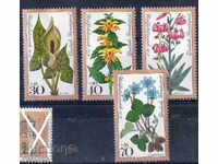 1978. ГФР. Благотворителност. Горски цветя.