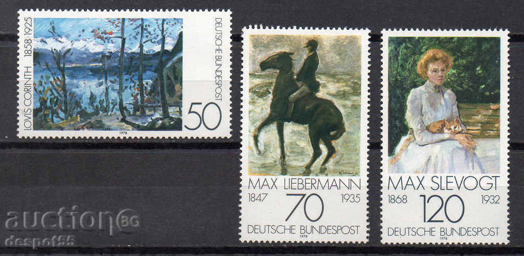 1978. GFR. Πίνακες ζωγραφικής, εξπρεσιονισμός.