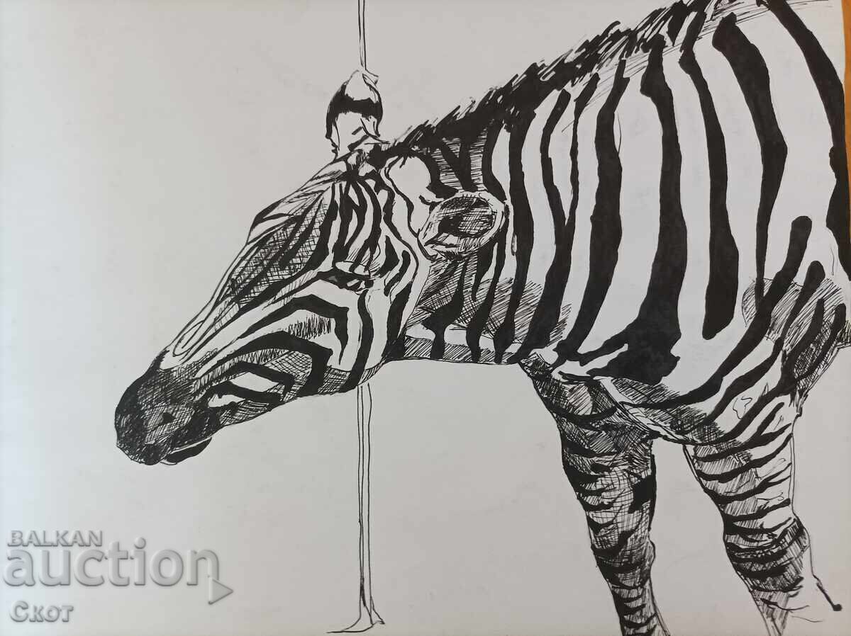 Ink drawing