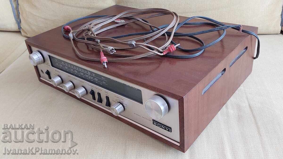 Ресивър винтидж и две колони за ценители - 5