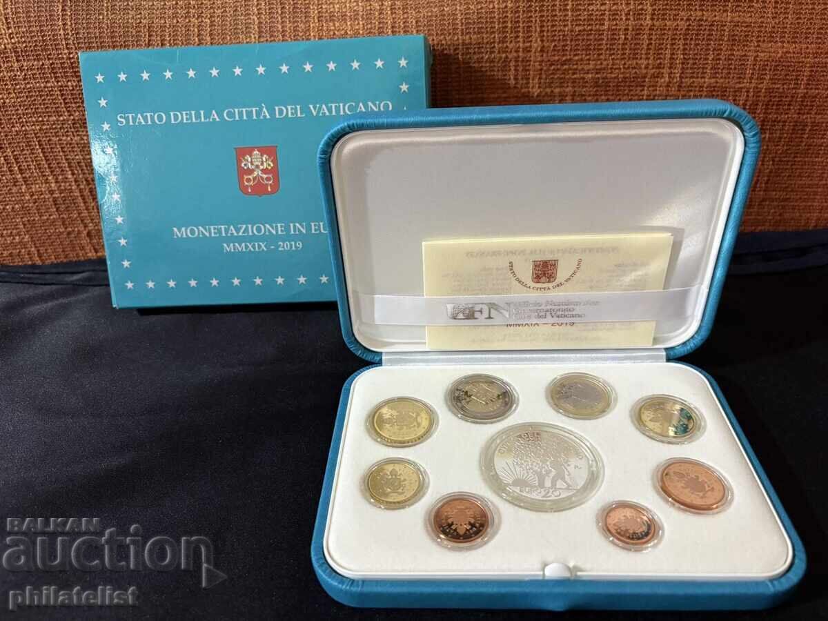 Доставка на Ватикана PROOF 2019 г. - комплектен сет + 20 евро монета