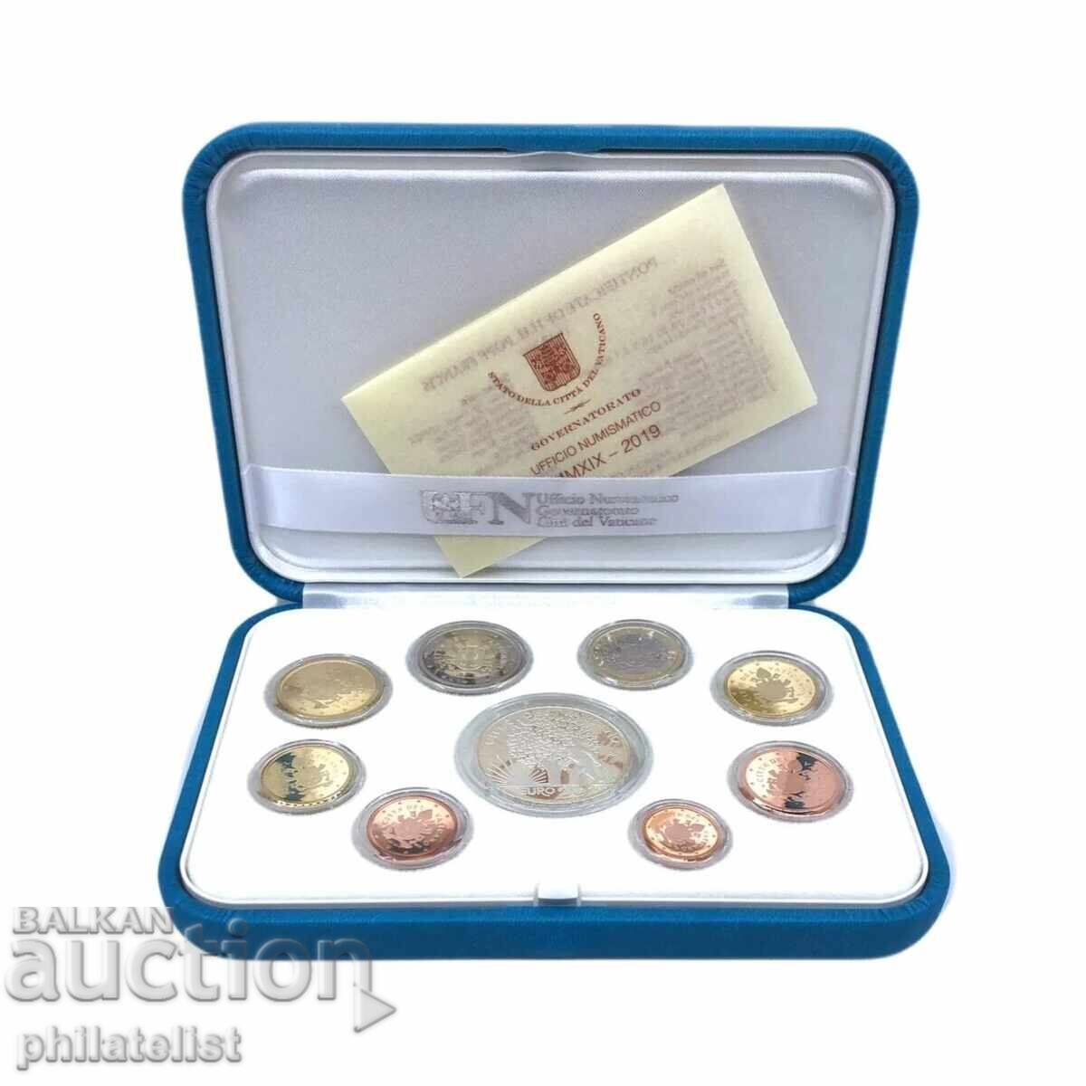 Ватикана PROOF 2019 г. - комплектен сет + 20 евро монета