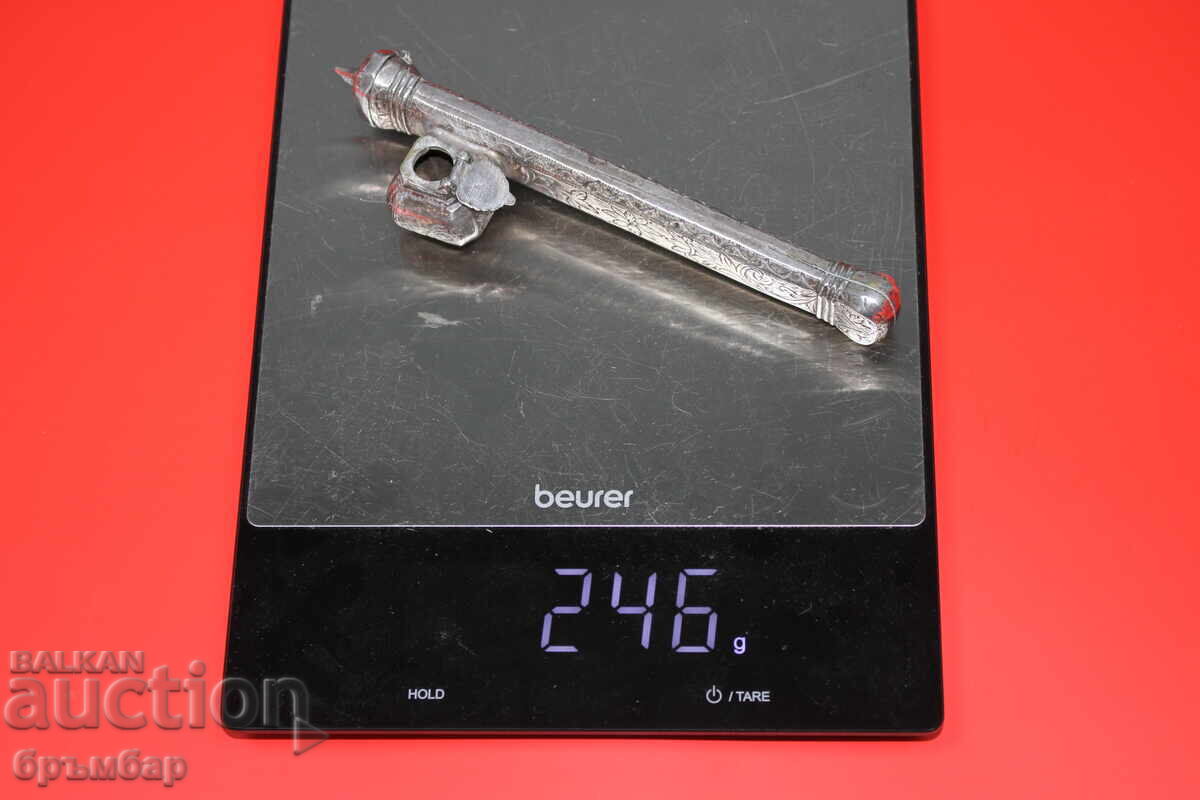 Ασημένιο χαραγμένο ΔΙΒΙΤ - Μελάνι για ζώνη