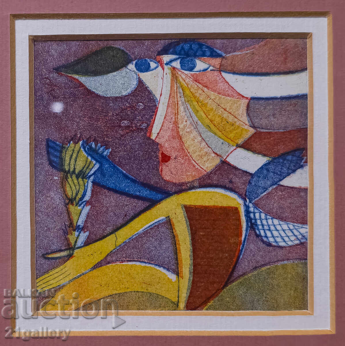 Auction  Vesselin Damyanov (1977-), Abstract composition, Graphics