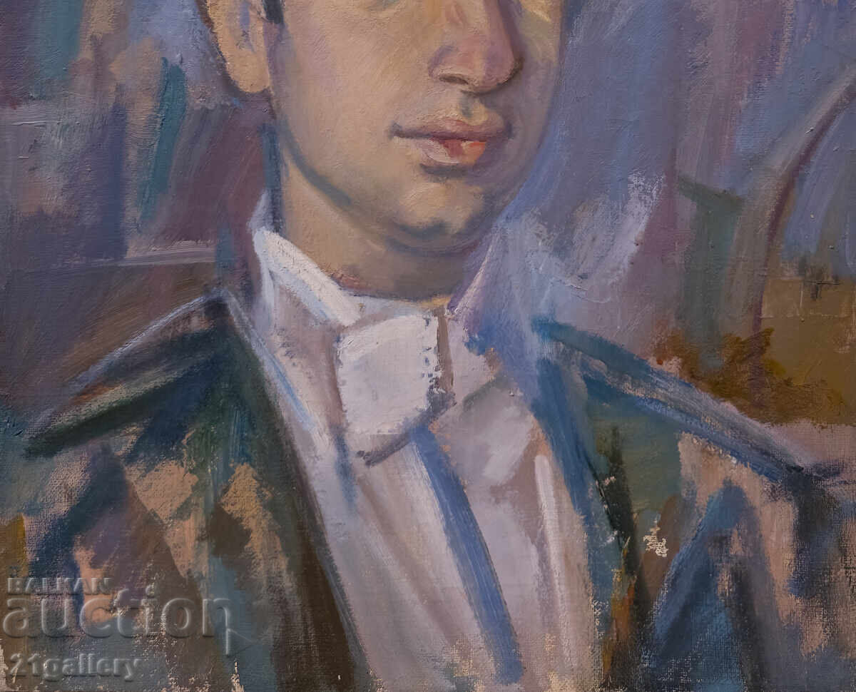 Παλιός πίνακας ελαιογραφίας πορτρέτο - 6