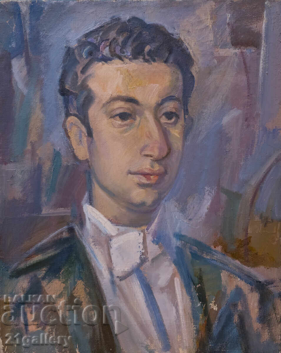 Παλιός πίνακας ελαιογραφίας πορτρέτο