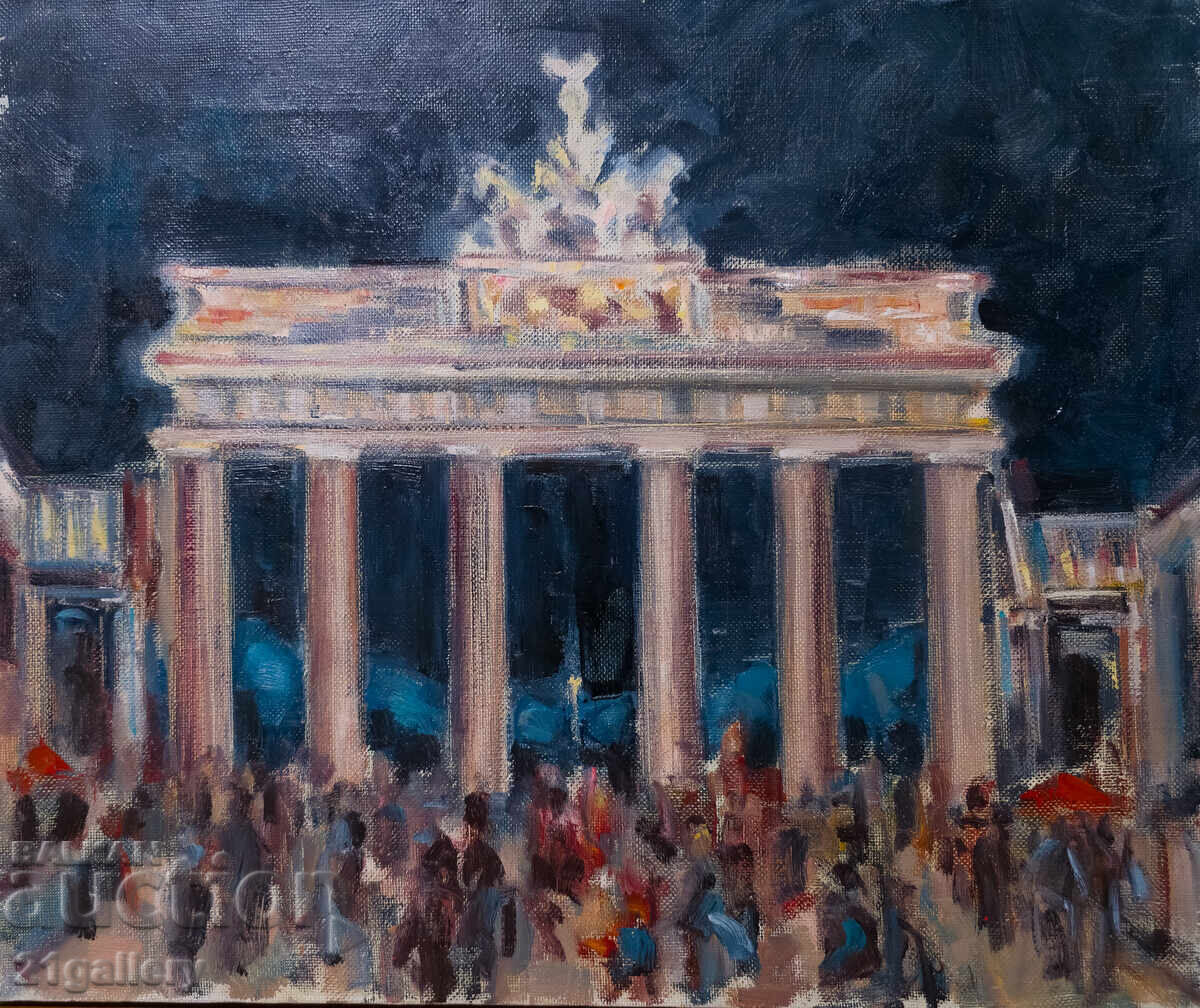 Ελαιογραφίες, αστικό τοπίο, Πύλη του Βρανδεμβούργου με τιμή 450.00 BGN | € 230.08 Ελαιογραφίες, αστικό τοπίο, Πύλη του Βρανδεμβούργου με τιμή 450.00 BGN | € 230.08